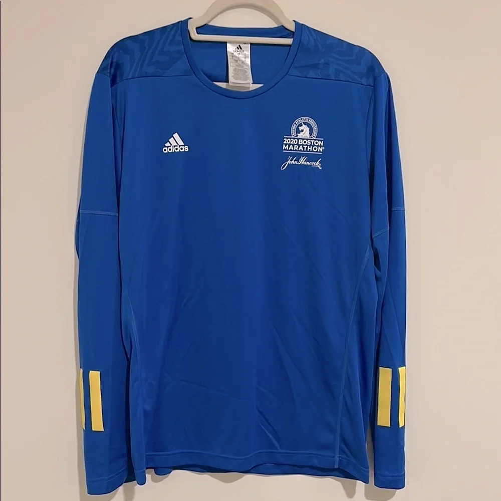 Adidas Boston Marathon Long Sleeve Jersey Shirt